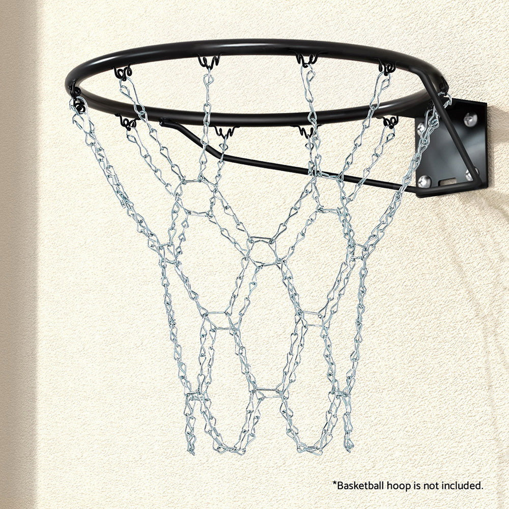 Everfit Basketball Ring Metal Braided Chain Net 12 Loop BAS-HOOP-NET-12-LOOP