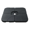 Instahut Outdoor Umbrella Base 50cm 4 Plates Stand Pod Cantilever BASE-UMB-50X50-N-FC4