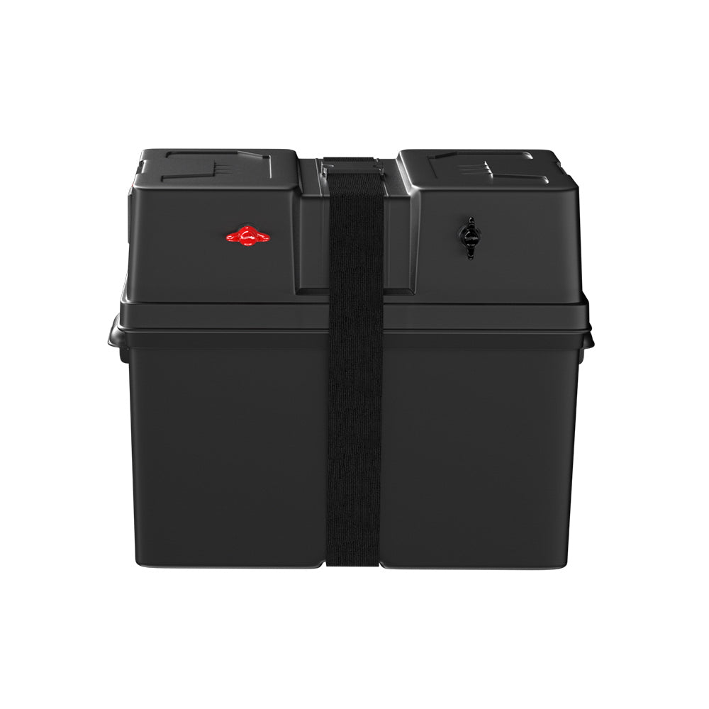 Giantz Battery Box 500W Inverter Deep Cycle Battery Portable Caravan Camping USB BAT-BOX-INV-500