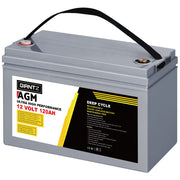 Giantz AGM Deep Cycle Battery 12V 120Ah Box Portable Solar Caravan Camping BAT-DX-C-120
