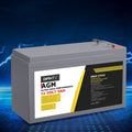 Giantz AGM Deep Cycle Battery 12V 9Ah Box Portable Solar Caravan Camping BATTERY-C-AGM-9