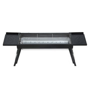 Grillz Charcoal BBQ Grill Smoker Portable Barbecue Outdoor Foldable Camping BBQ-B-SMOKER-DRAWER
