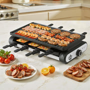 Grillz 1400W Electric BBQ Grill w/ 7 Cooking Pans BBQ-ELC-7PAN