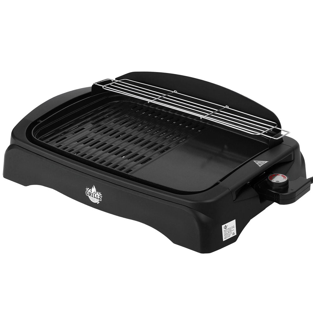 Grillz 1950W Electric BBQ Grill Non-stick Plate for Indoor Outdoor BBQ-ELC-PLATE