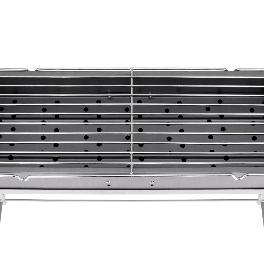 Grillz BBQ Grill Charcoal Smoker Portable Barbecue BBQ-SMOKER-6018-SR