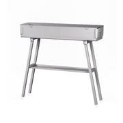 Grillz BBQ Grill Charcoal Smoker Barbecue Portable BBQ-SMOKER-8018-SR