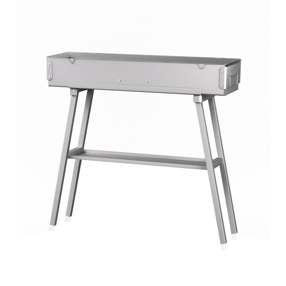 Grillz BBQ Grill Charcoal Smoker Barbecue Portable BBQ-SMOKER-8018-SR