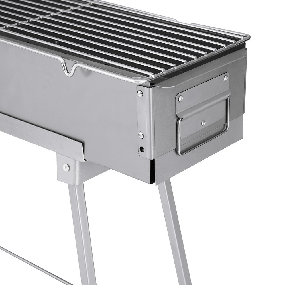Grillz BBQ Grill Charcoal Smoker Barbecue Portable BBQ-SMOKER-8018-SR