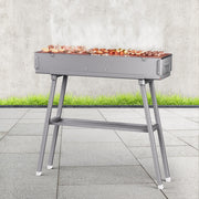 Grillz BBQ Grill Charcoal Smoker Barbecue Portable BBQ-SMOKER-8018-SR