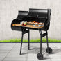 Grillz BBQ Grill 2-In-1 Offset Charcoal Smoker BBQ-SMOKER-OFFSET