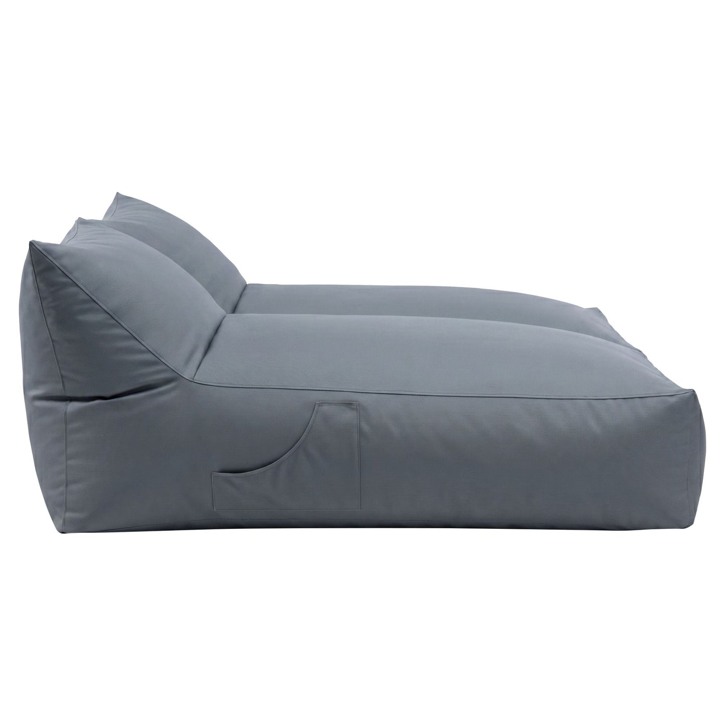 Artiss Outdoor Bean Bag Chair Cover (No Filler) 2 Seater Beanbag Lounge Sofacover Adults Splash-Proof Large BD-COVER-LOUNGE-D-GR