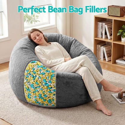 Artiss 5lbs (2.2KG) Bean Bag Filler Shredded Memory Foam Filling High Density Soft Pillow Stuffing for Bean BD-FILLER-MC