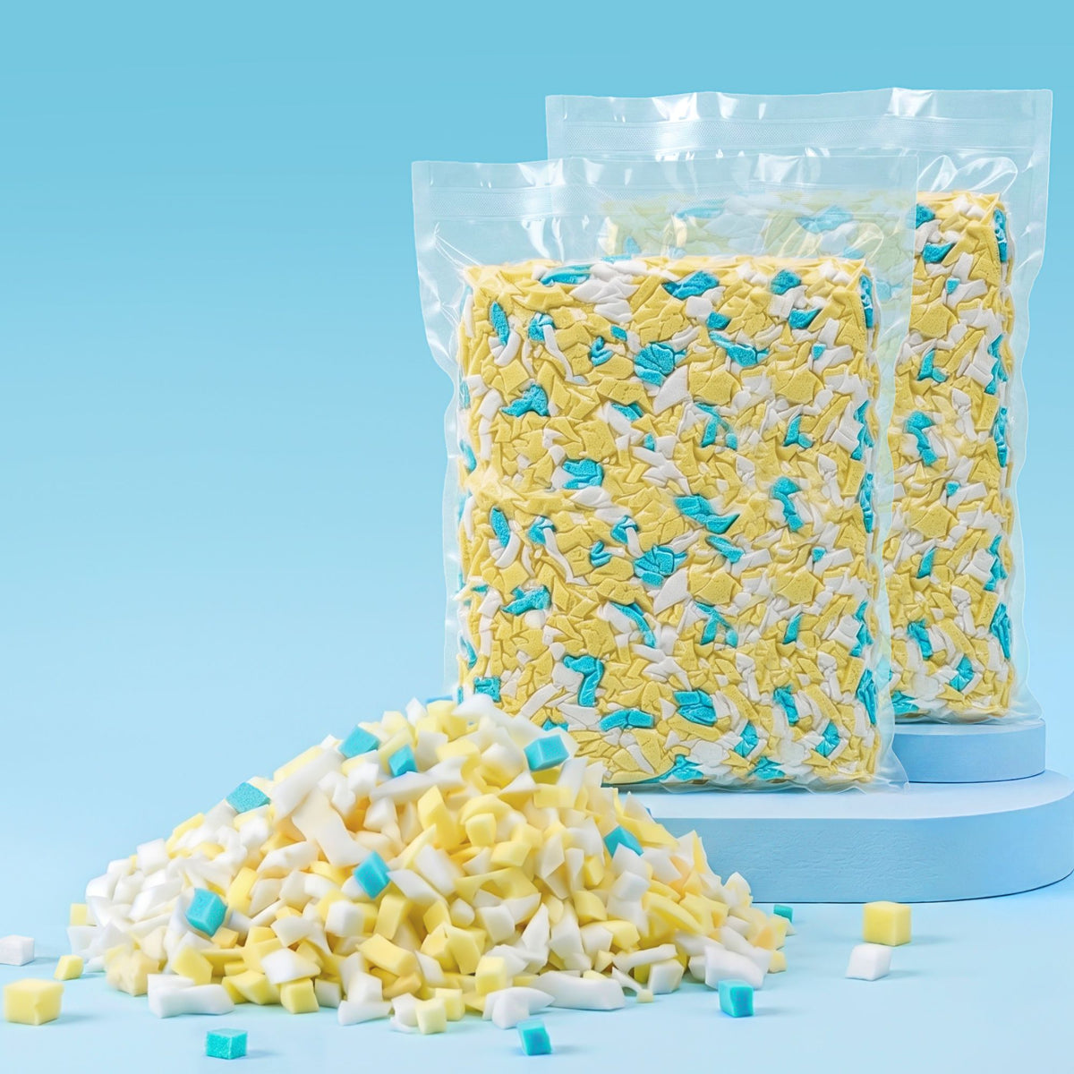 Artiss 10lbs (4.4KG) Bean Bag Filler Shredded Memory Foam Filling High Density Soft Pillow Stuffing for Bean BD-FILLER-MCX2
