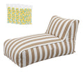 Artiss Outdoor Bean Bag Chair with Filler Splash-Proof Beanbag Lounge DIY Stuffed Animal Storage Bean Bag BD-LOUNGE-TAWH-4FILLER