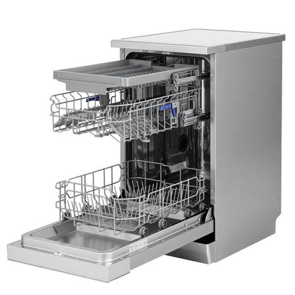 Devanti 10 Place Settings Freestanding Dishwasher Silver BDW-10-FS36E-SS