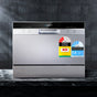 Devanti 6 Place Settings Benchtop Dishwasher Sliver BDW-6-02A-SI
