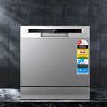 Devanti 8 Place Settings Benchtop Dishwasher Sliver BDW-8-02G-SI