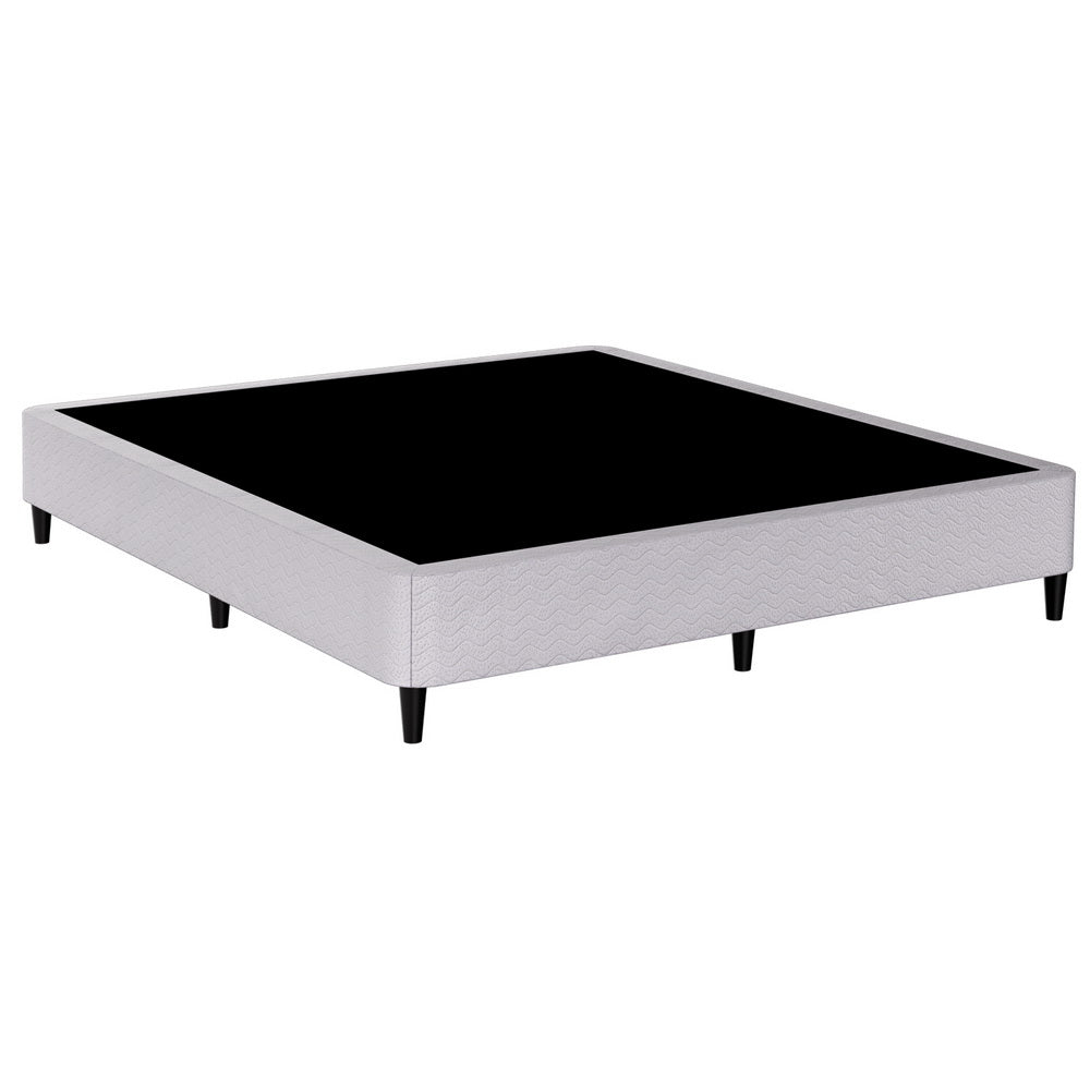 Artiss Bed Frame King Size Metal Grey MASON BED-BASE-MASON-K-GR