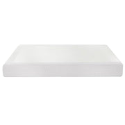 Artiss Compression Bed Frame Double Size No Assembly Vacuum High Density Sponge Boucle Cream White