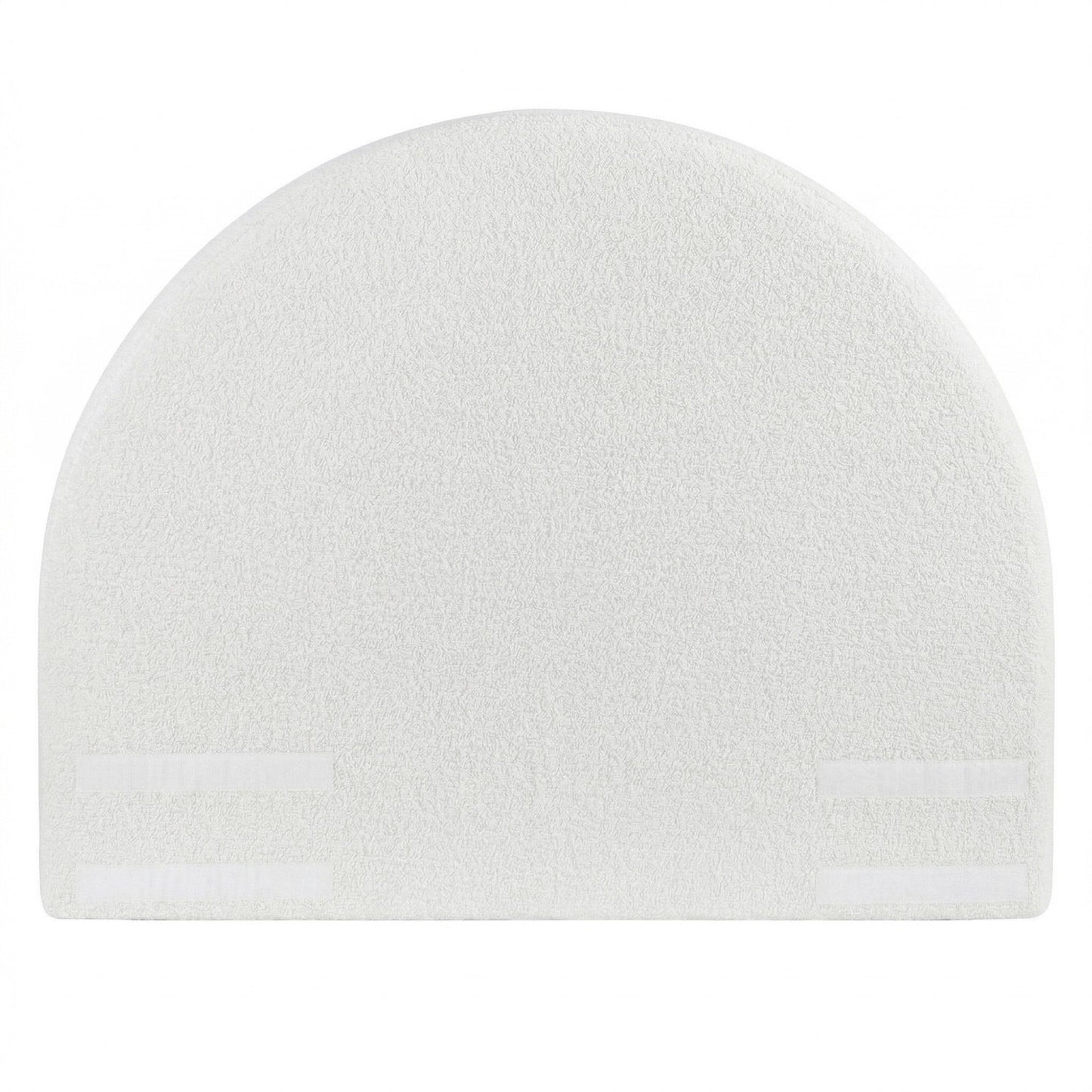 Artiss Double Size Headboard for Bed Frame Boucle Fabric No-Assembly Vacuum Compressed Soft Backrest with BED-FOAM-HEAD-NOVA-D-WH