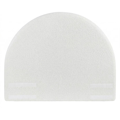 Artiss Queen Size Headboard for Bed Frame Boucle Fabric No-Assembly Vacuum Compressed Soft Backrest with BED-FOAM-HEAD-NOVA-Q-WH
