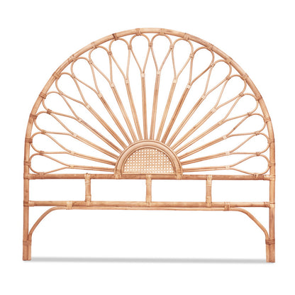 Artiss Bed Headboard Double Bedhead Rattan - MARI Pine BED-HEAD-C-MARI-D-WD