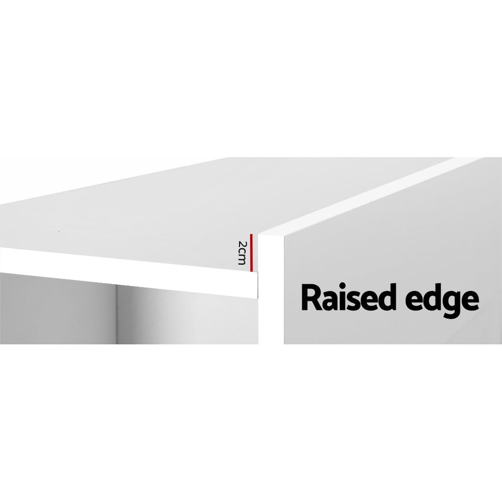 Artiss Bed Head Headboard King with Shelves - CABI White BED-HEAD-CABI-K-WH