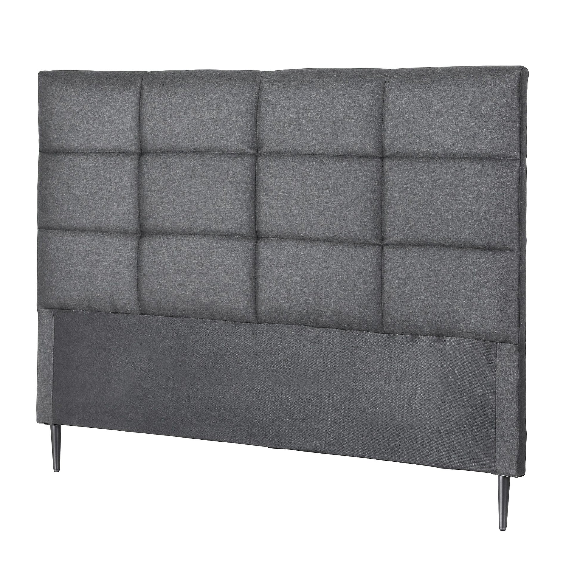 Artiss Bed Headboard Double Bedhead Linen Fabric Charcoal BED-HEAD-PLA-D-CHAR