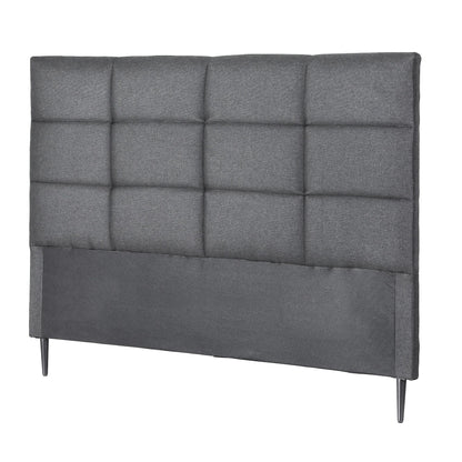 Artiss Bed Headboard Double Bedhead Linen Fabric Charcoal BED-HEAD-PLA-D-CHAR