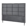 Artiss Bed Headboard Double Bedhead Linen Fabric Charcoal