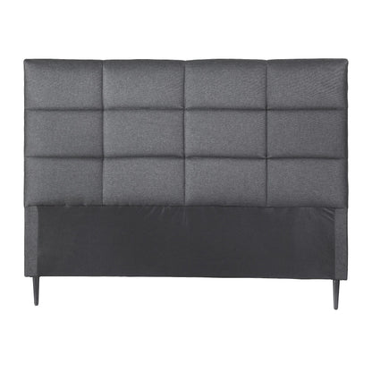 Artiss Bed Headboard Double Bedhead Linen Fabric Charcoal BED-HEAD-PLA-D-CHAR
