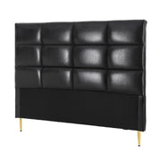Artiss Bed Headboard Queen Bedhead PU Leather Black BED-HEAD-PLA-Q-BK