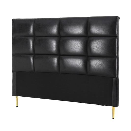 Artiss Bed Headboard Queen Bedhead PU Leather Black BED-HEAD-PLA-Q-BK