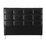 Artiss Bed Headboard Queen Bedhead PU Leather Black BED-HEAD-PLA-Q-BK