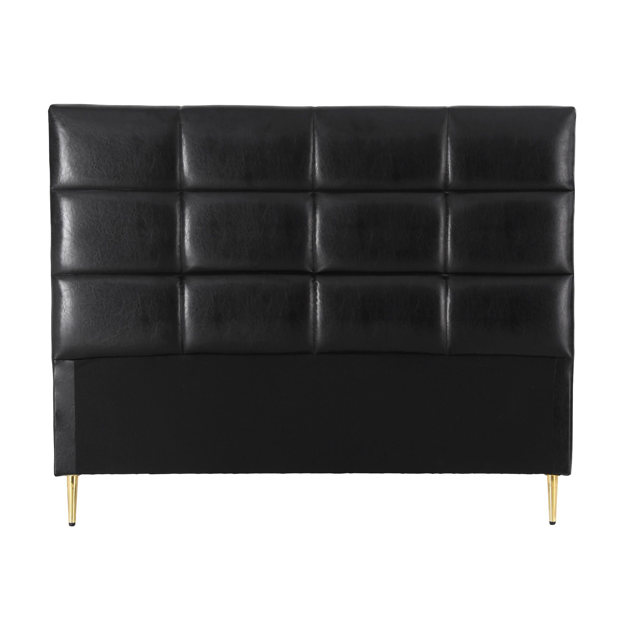 Artiss Bed Headboard Queen Bedhead PU Leather Black BED-HEAD-PLA-Q-BK
