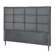 Artiss Bed Headboard Queen Bedhead Linen Fabric Charcoal