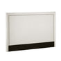 Artiss Bed Head Bed Frame Headboard King Fabric - RIVE Beige White BED-HEAD-RIVE-K-BG