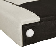 Artiss Bed Head Bed Frame Headboard King Fabric - RIVE Beige White BED-HEAD-RIVE-K-BG