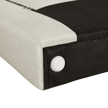 Artiss Bed Head Bed Frame Headboard King Fabric - RIVE Beige White BED-HEAD-RIVE-K-BG