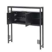 Artiss Bed Headboard King Single Storage Bedhead Charging Station Black