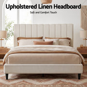 Artiss Bed Head Headboard King Linen 183CM - Beige