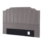 Artiss Bed Head Headboard King Velvet 183CM - Grey