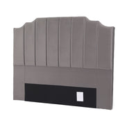 Artiss Bed Head Headboard Queen Velvet 153CM - Grey