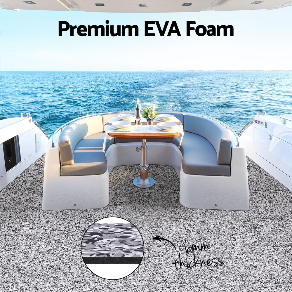 Seamanship EVA Foam Boat Flooring Marine Mat Decking Sheet 240x90x0.6cm Camo BF-240X90-CA