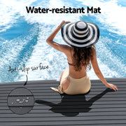 Seamanship EVA Foam Boat Flooring Mat Decking Sheet 240x90x0.6cm Dark Grey Decor BF-240X90-D-GR