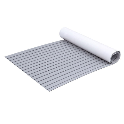 Seamanship EVA Foam Boat Flooring Mat Decking Sheet 240x90x0.6cm Light Grey BF-240X90-L-GR