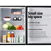 Devanti 70L Bar Fridge Black BF-70L-BK