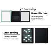 Devanti 46L Bar Fridge Glass Door Black BF-D-46L-BK