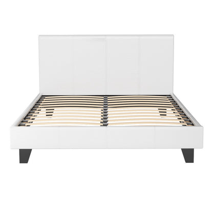 Artiss Bed Frame Double Size White NEO BFRAME-E-NEO-D-WH-AB