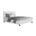 Artiss Bed Frame King Single Size White NEO BFRAME-E-NEO-KS-WH-AB